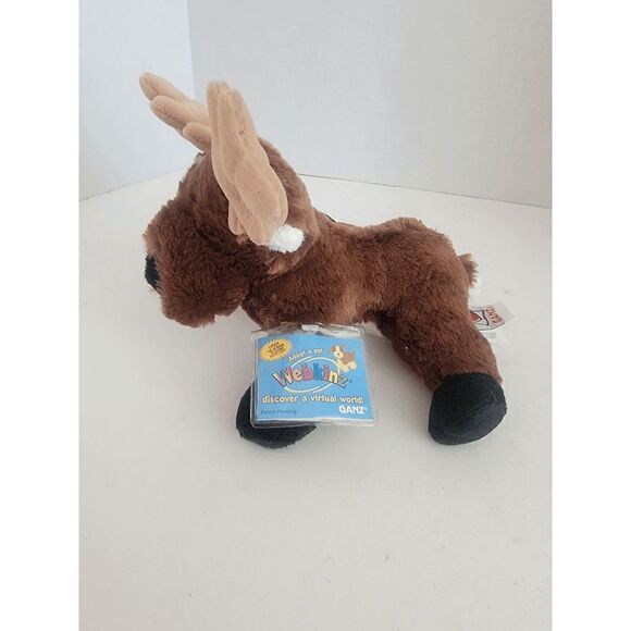 Ganz Webkinz Kids Brown Reindeer Plush - Picture 5 of 7